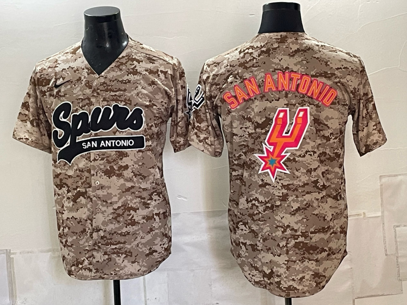 Men San Antonio Spurs blank camo Nike 2026 NBA Jersey 10192->->NBA Jersey